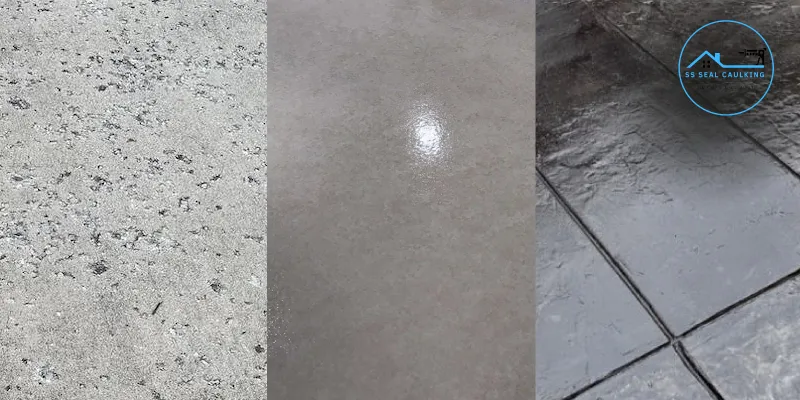 Caulking concrete sealing