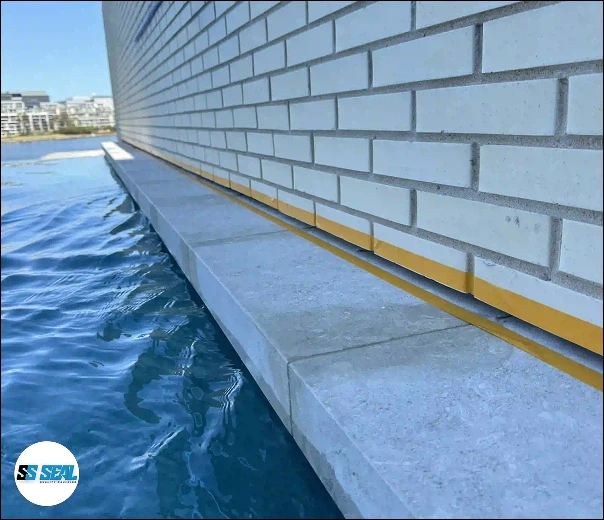 Swimming pool caulking